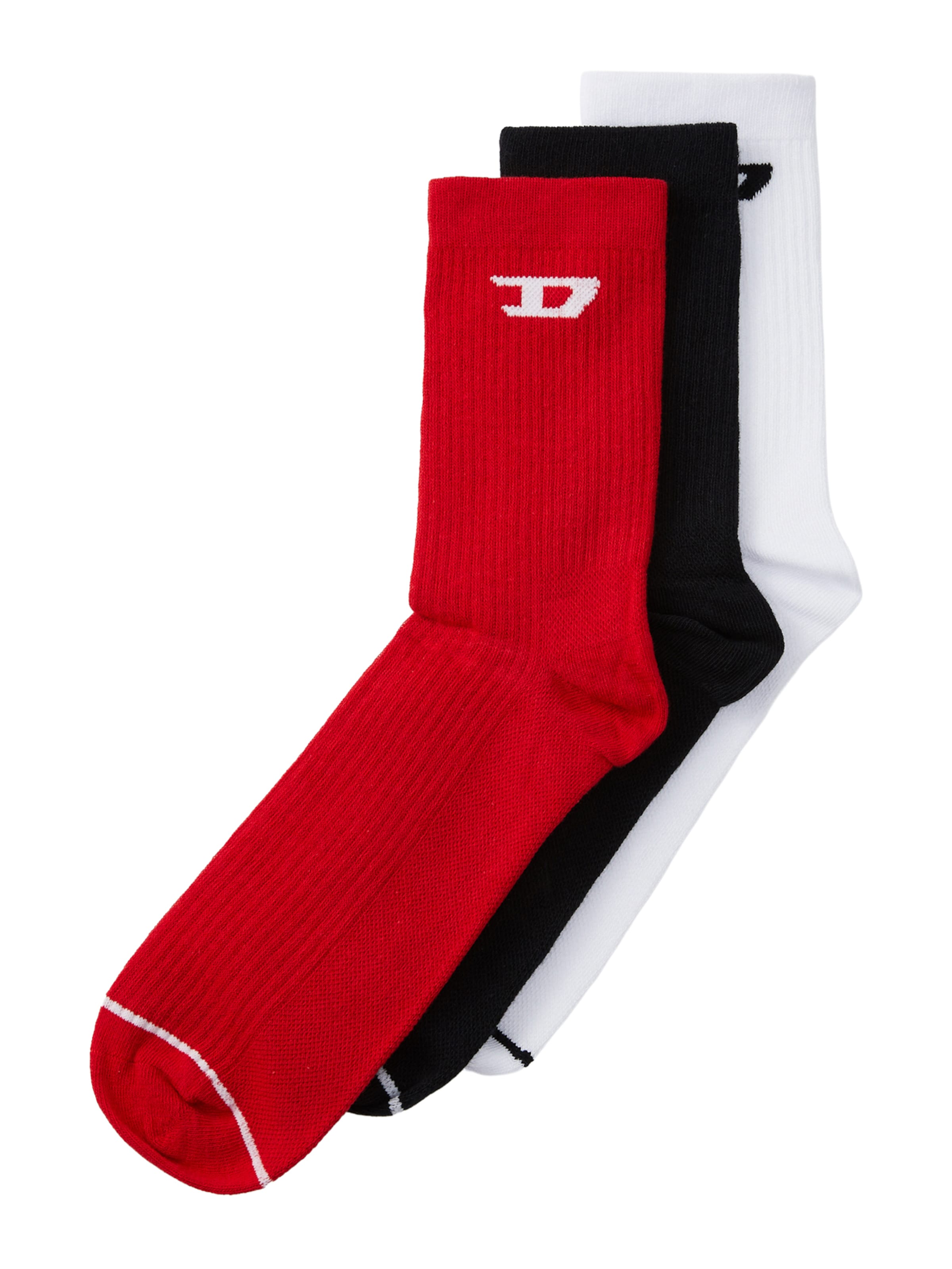 DIESEL - Calcetines en rojo: frente