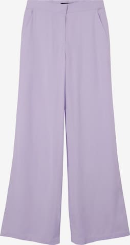 LMTD Wide leg Byxa 'Frin' i lila: framsida