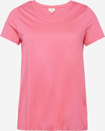 ONLY Carmakoma T-Shirt 'BONNIE' in Pink: predná strana