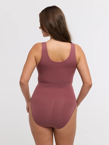 Body modellante 'Tank Sculpting Bodysuit with Slip' di cfab in lilla