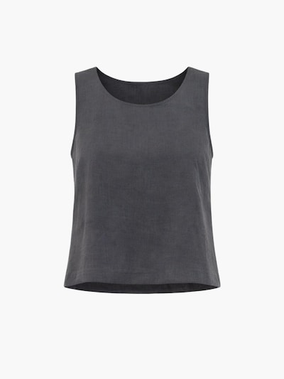 Top 'Lucia' AmourLinen di colore grigio scuro, Visualizzazione prodotti