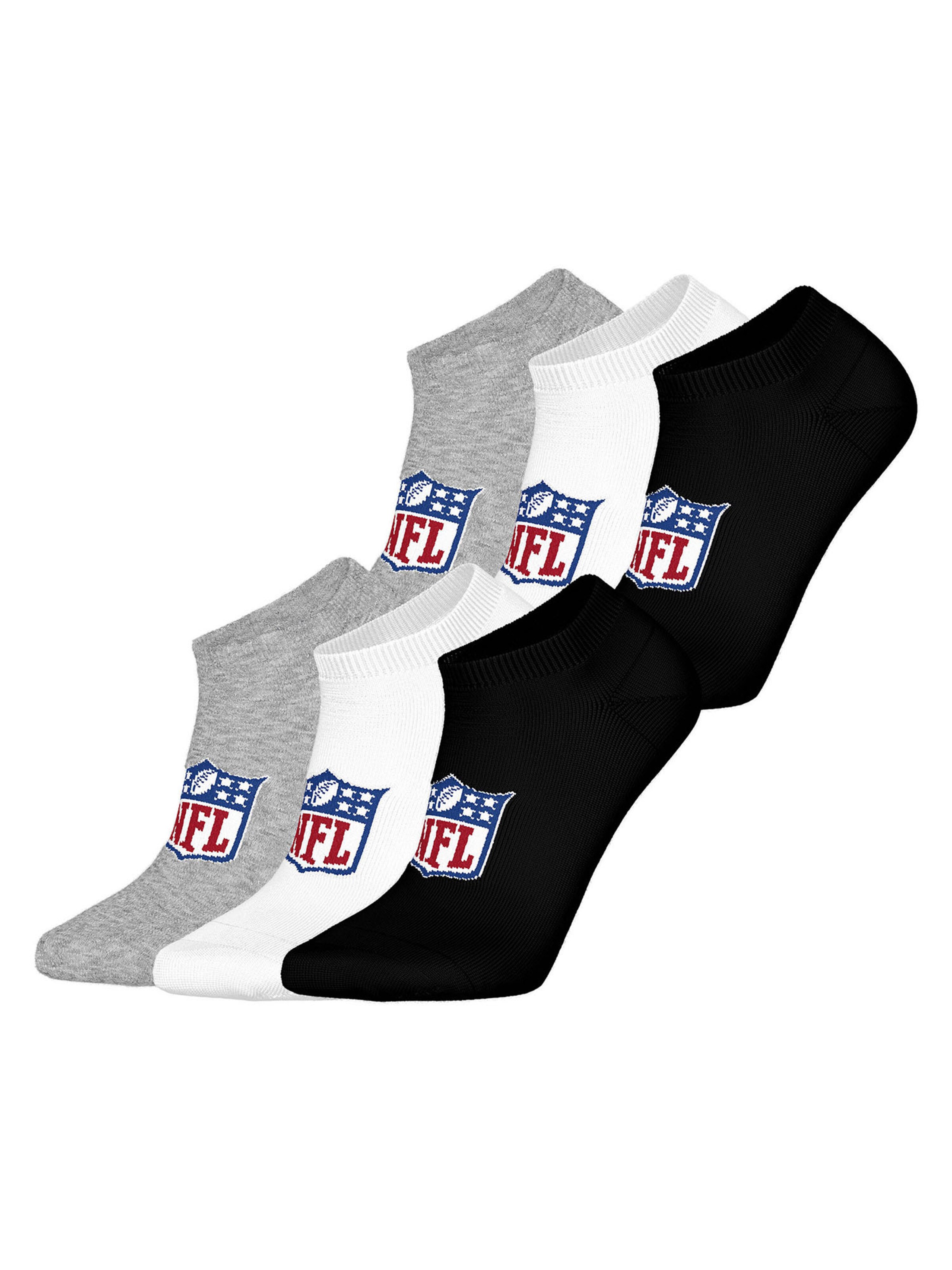 Chaussettes ' NFL Shield Sneaker ' Huddle en gris : devant