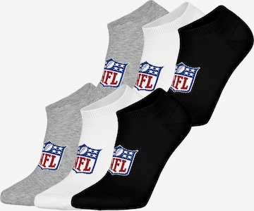 Chaussettes ' NFL Shield Sneaker ' Huddle en gris : devant
