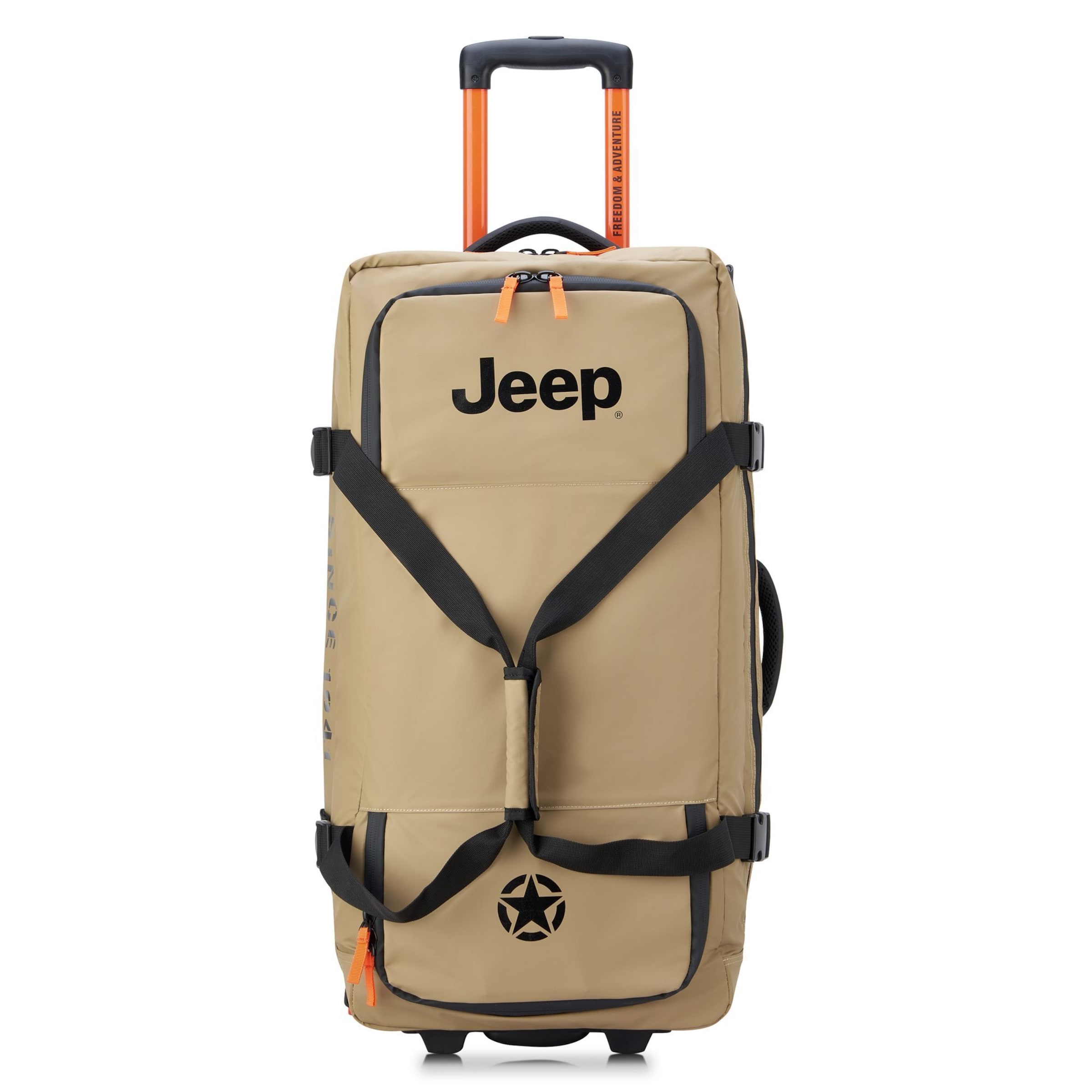 Borsa da viaggio di Jeep in beige: frontale