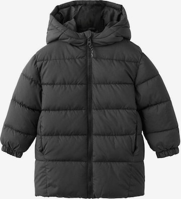 MANGO KIDS Winter Jacket in Black: front