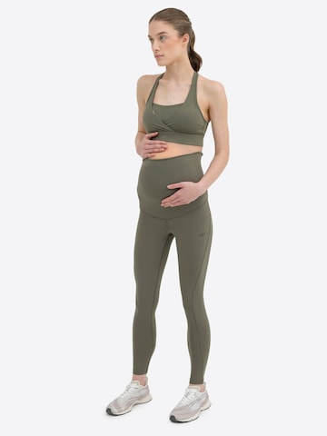 Skinny Pantalon de sport 4F en vert