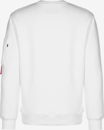 ALPHA INDUSTRIES Sweatshirt in White