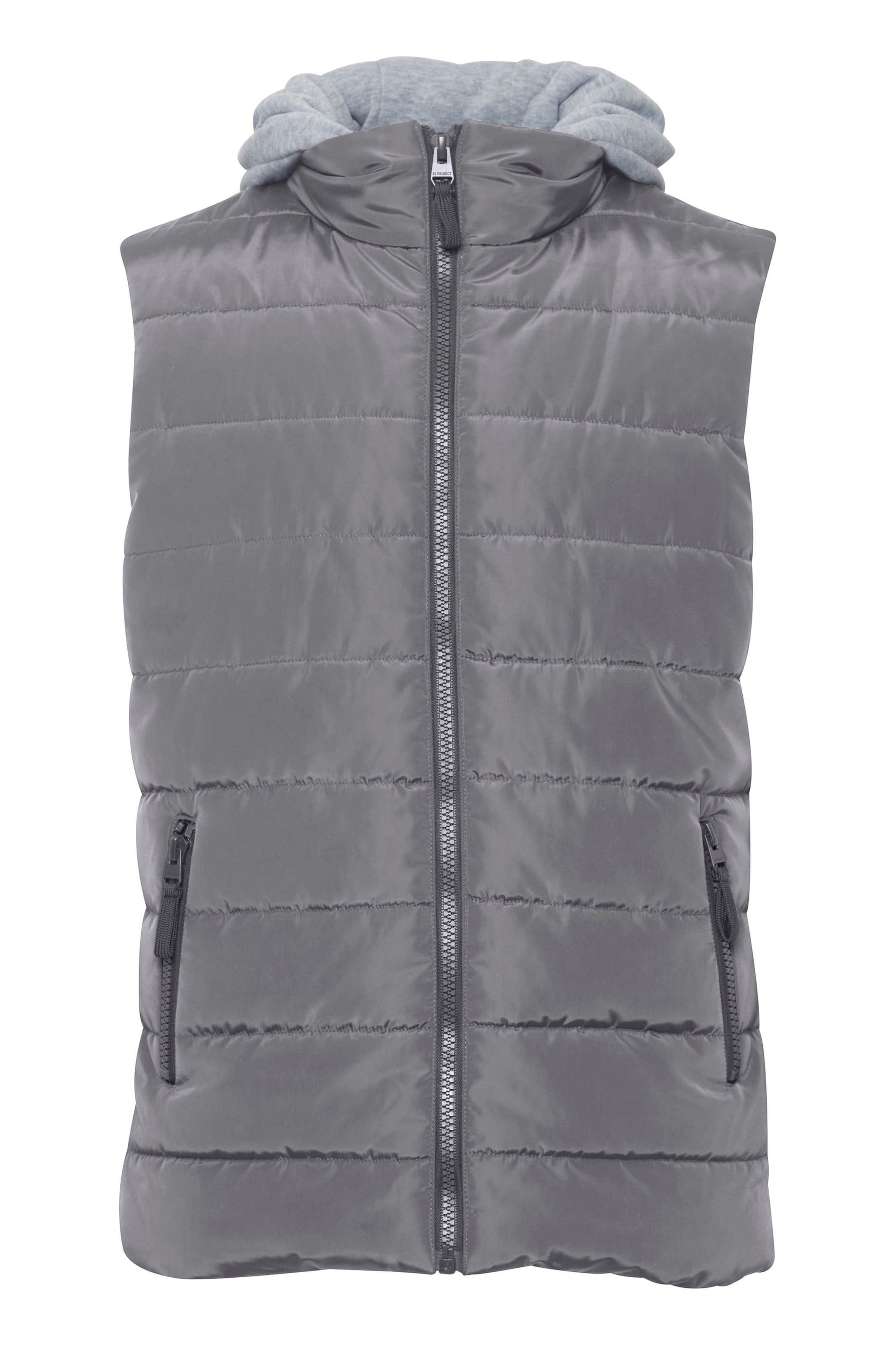 11 Project Weste 'Prebbe' in Grau: Vorderseite