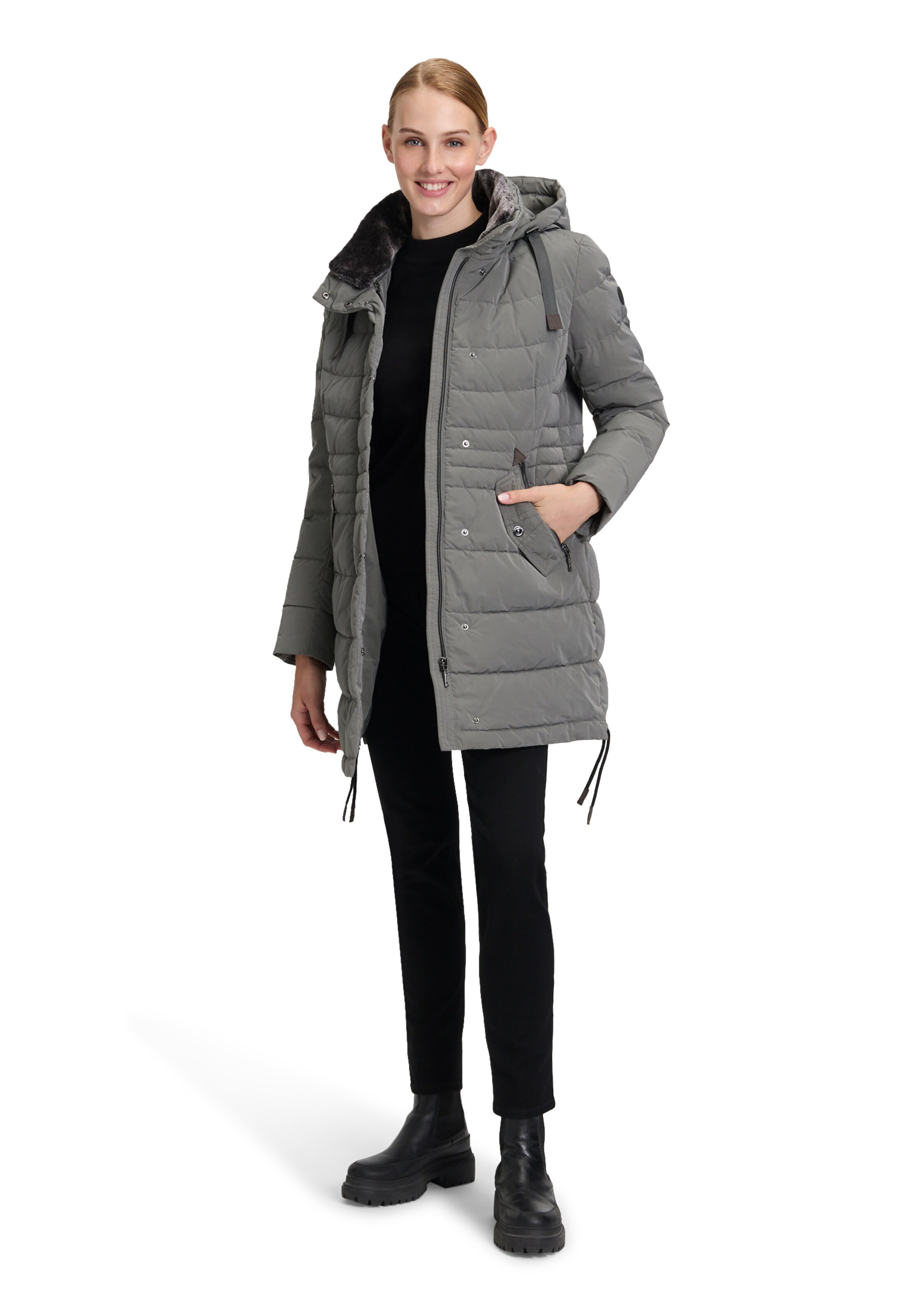 GIL BRET Winter Coat in Grey
