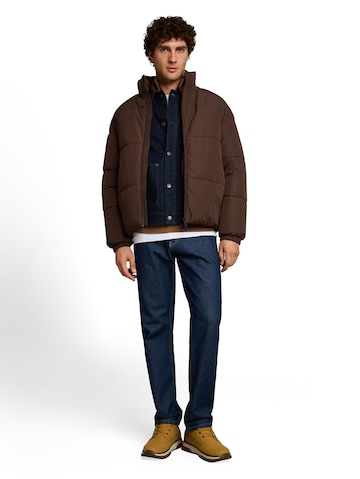 TOM TAILOR DENIM Winter jacket in Brown