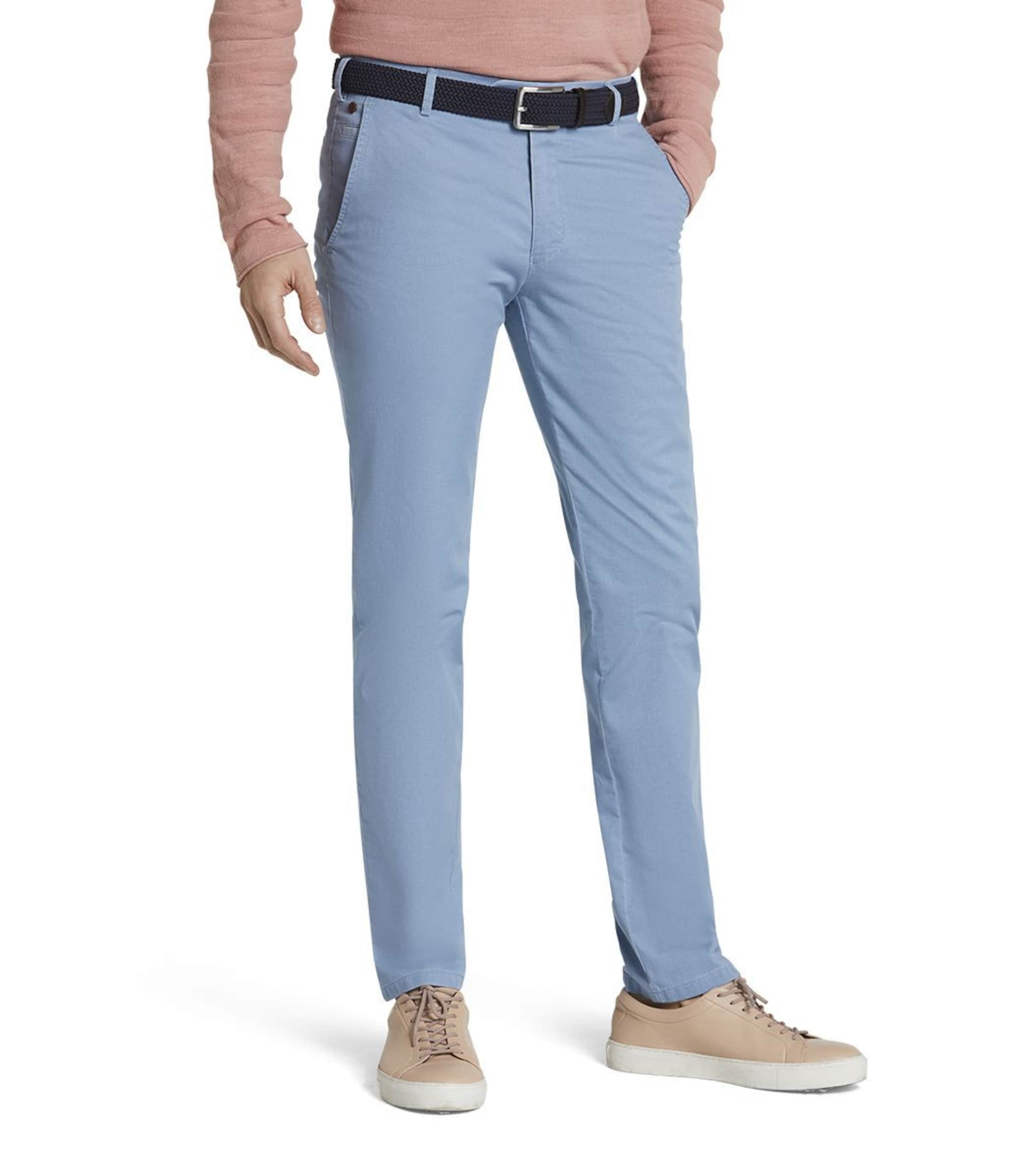 Coupe slim Pantalon chino 'Tokyo' Meyer Hosen en bleu : devant