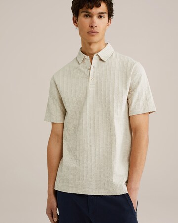 T-Shirt WE Fashion en beige : devant