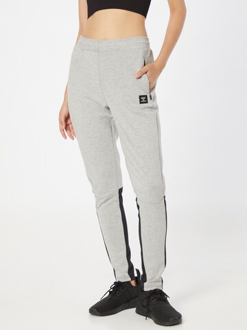 Regular Pantalon de sport 'Essi' Hummel en gris : devant