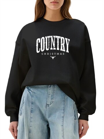 GORHEY Sweatshirt‌ in Schwarz: Vorderseite