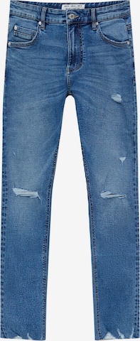 Pull&Bear Jeansy w kolorze niebieski: przód