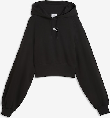 Sweat-shirt 'Essentials' PUMA en noir : devant