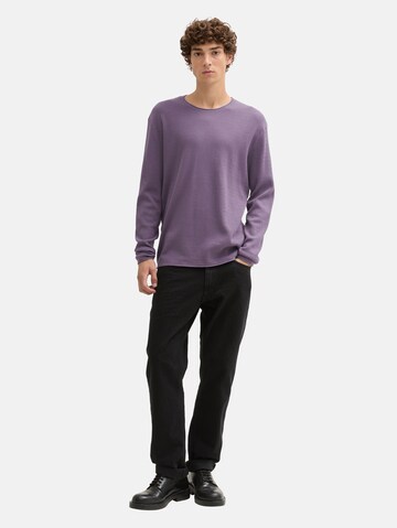 TOM TAILOR DENIM Sweater in Purple