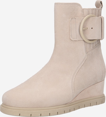 GABOR Ankle Boots in Beige: front