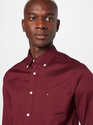 TOMMY HILFIGER Regular fit Button Up Shirt in Red