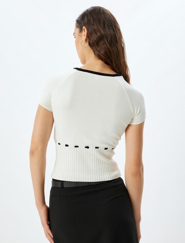 Koton Pullover in Weiß