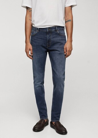 MANGO MAN Skinny Jeans 'Jude' in Blue: front