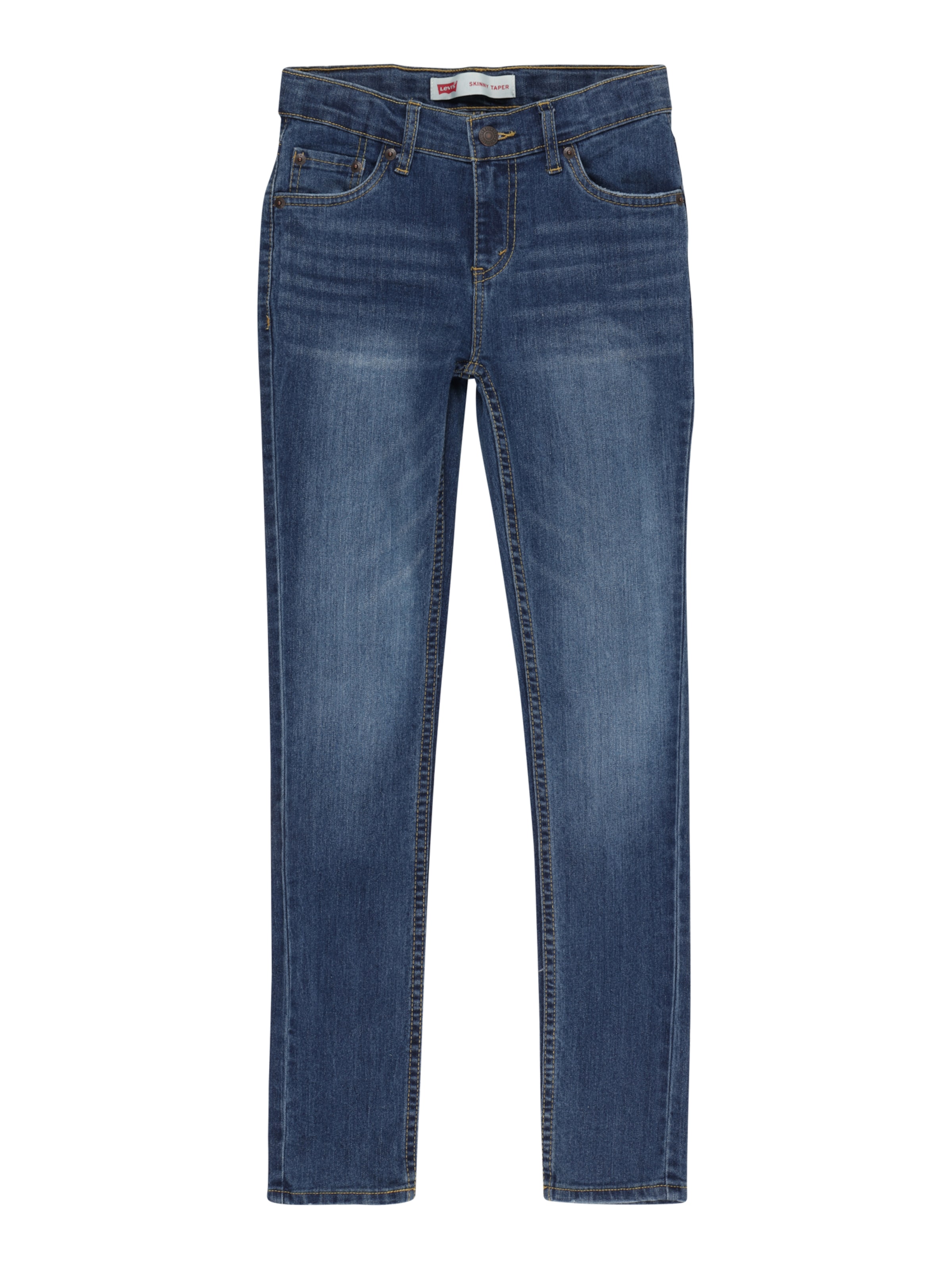 Levi's Kids Skinny Jeans in Blue: front