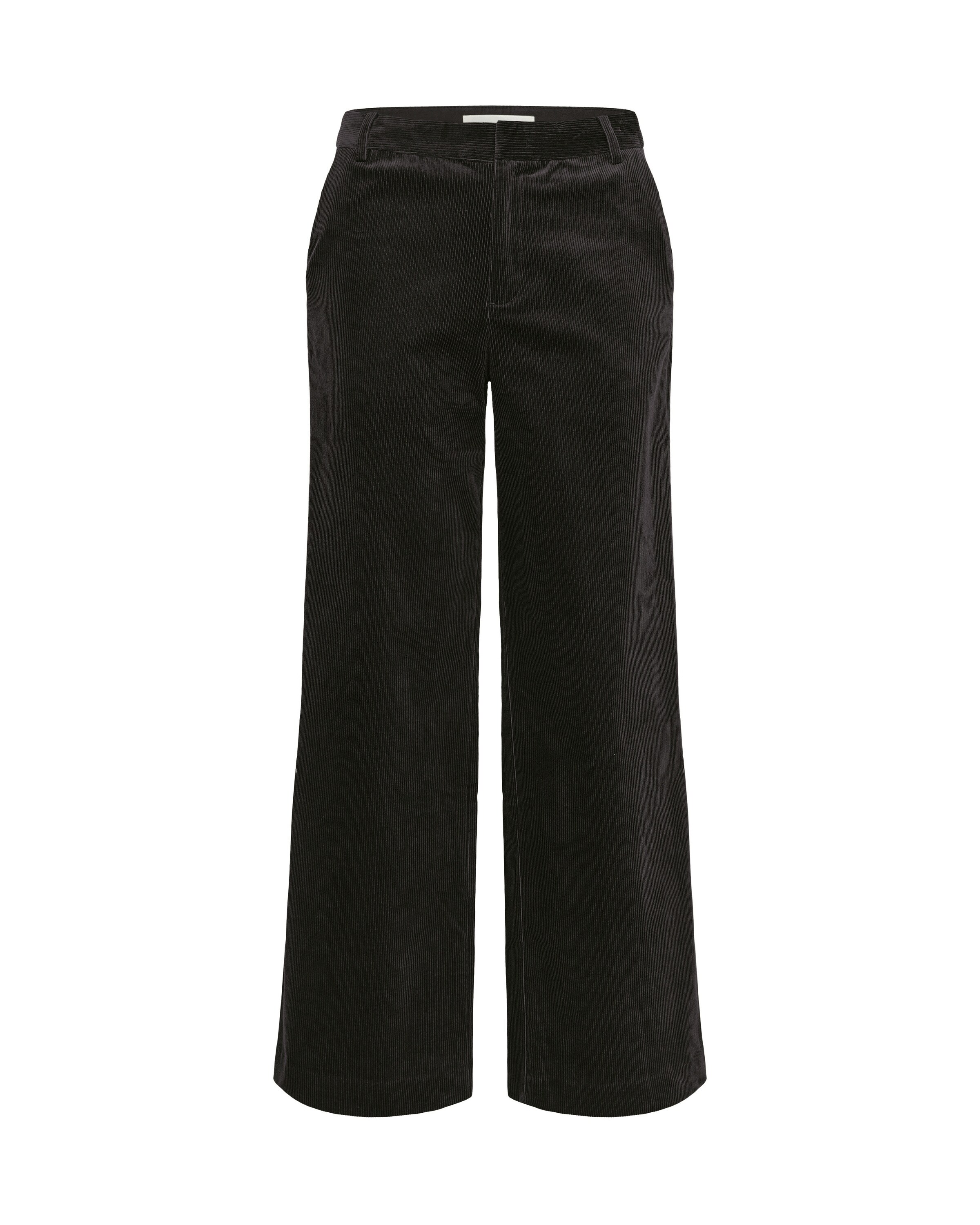 Part Two Wide Leg Hose 'Columba' in Schwarz: Vorderseite
