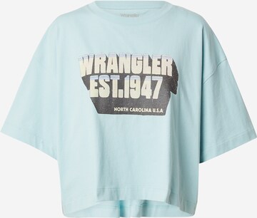 WRANGLER T-Shirt in Blau: predná strana