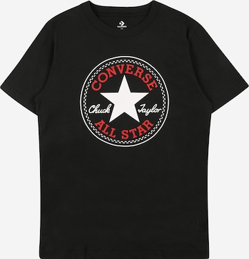 CONVERSE T-shirt 'Chuck' i svart: framsida