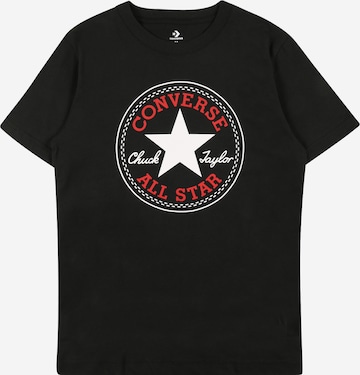T-Shirt 'Chuck' CONVERSE en noir : devant