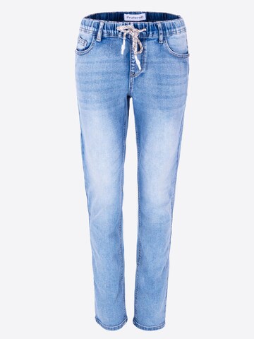 Fraternel Tapered Jeans in Blue: front