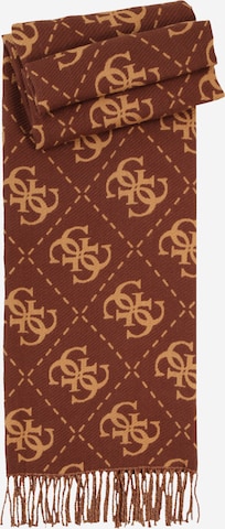 Écharpe GUESS en marron : devant