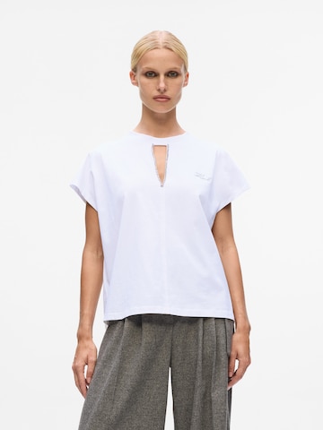 Karl Lagerfeld Shirt in Wit: voorkant