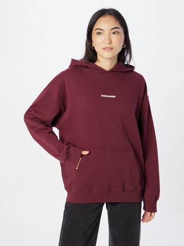 Pegador Sweatshirt 'CLARITA' in Rood: voorkant