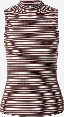 TOM TAILOR DENIM Top in Bruin: voorkant