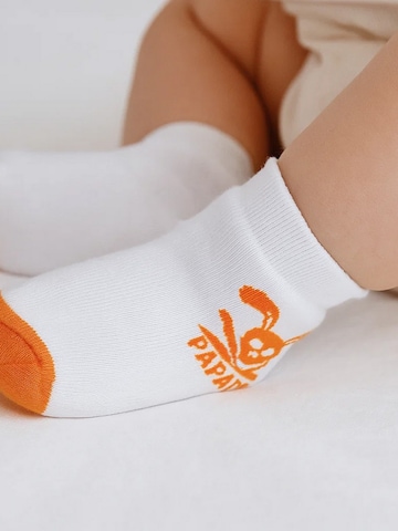 Chaussettes PAPATE en blanc