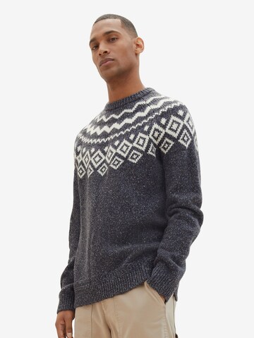 TOM TAILOR Pullover in Grau