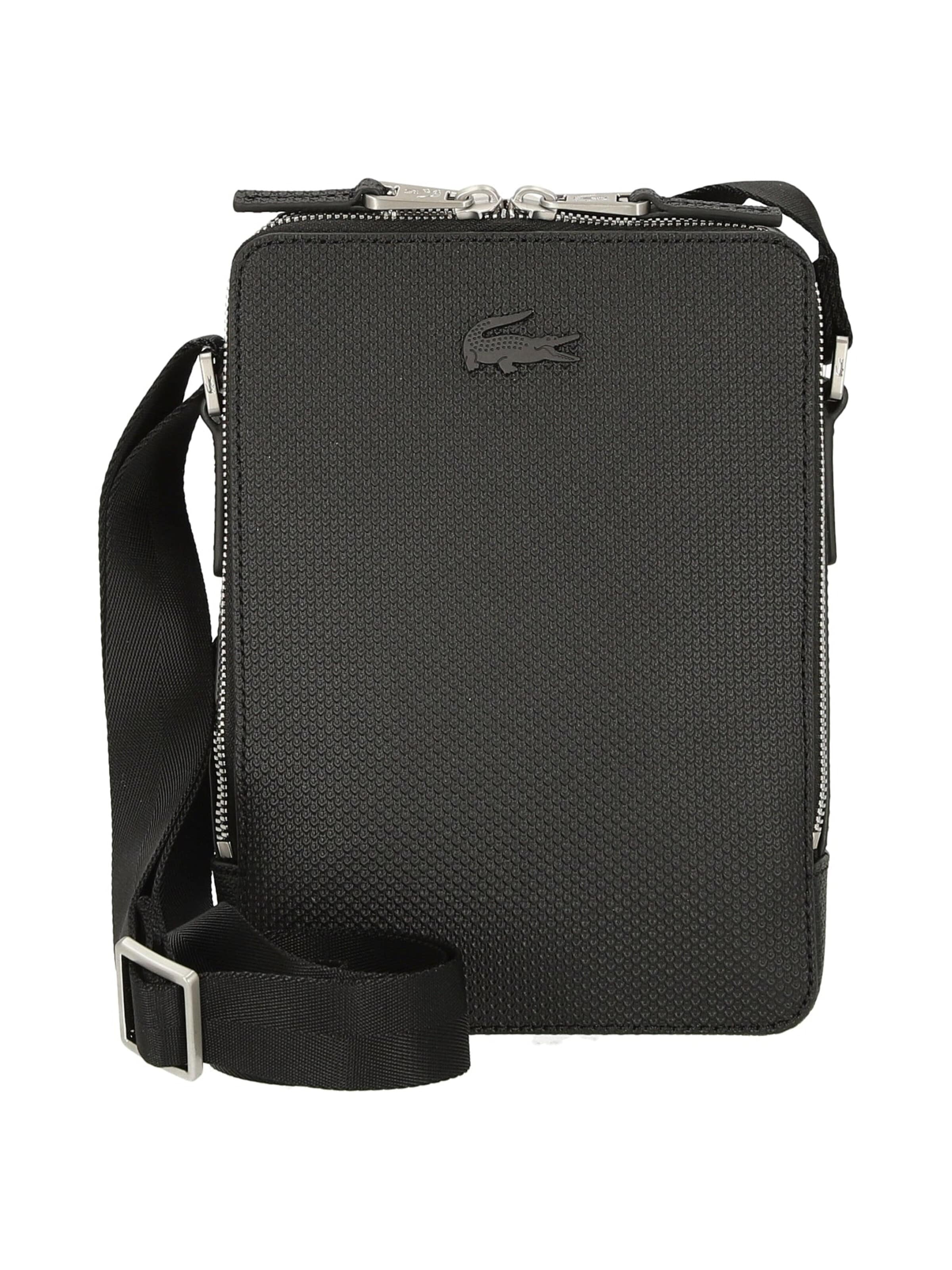 LACOSTE Crossbody Bag 'Chantaco' in Black: front