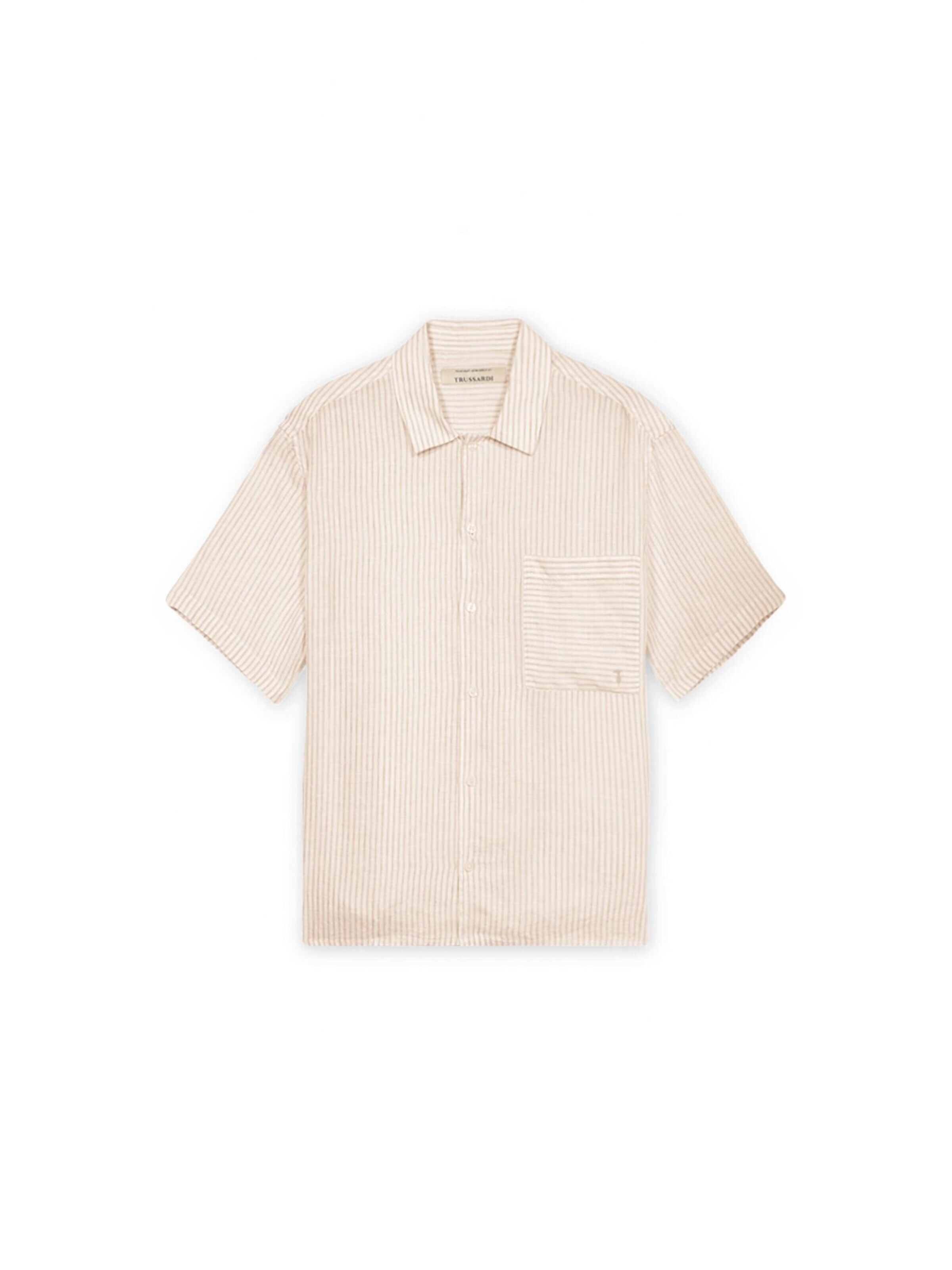 Trussardi Overhemd in XS in de kleur Beige, Productweergave