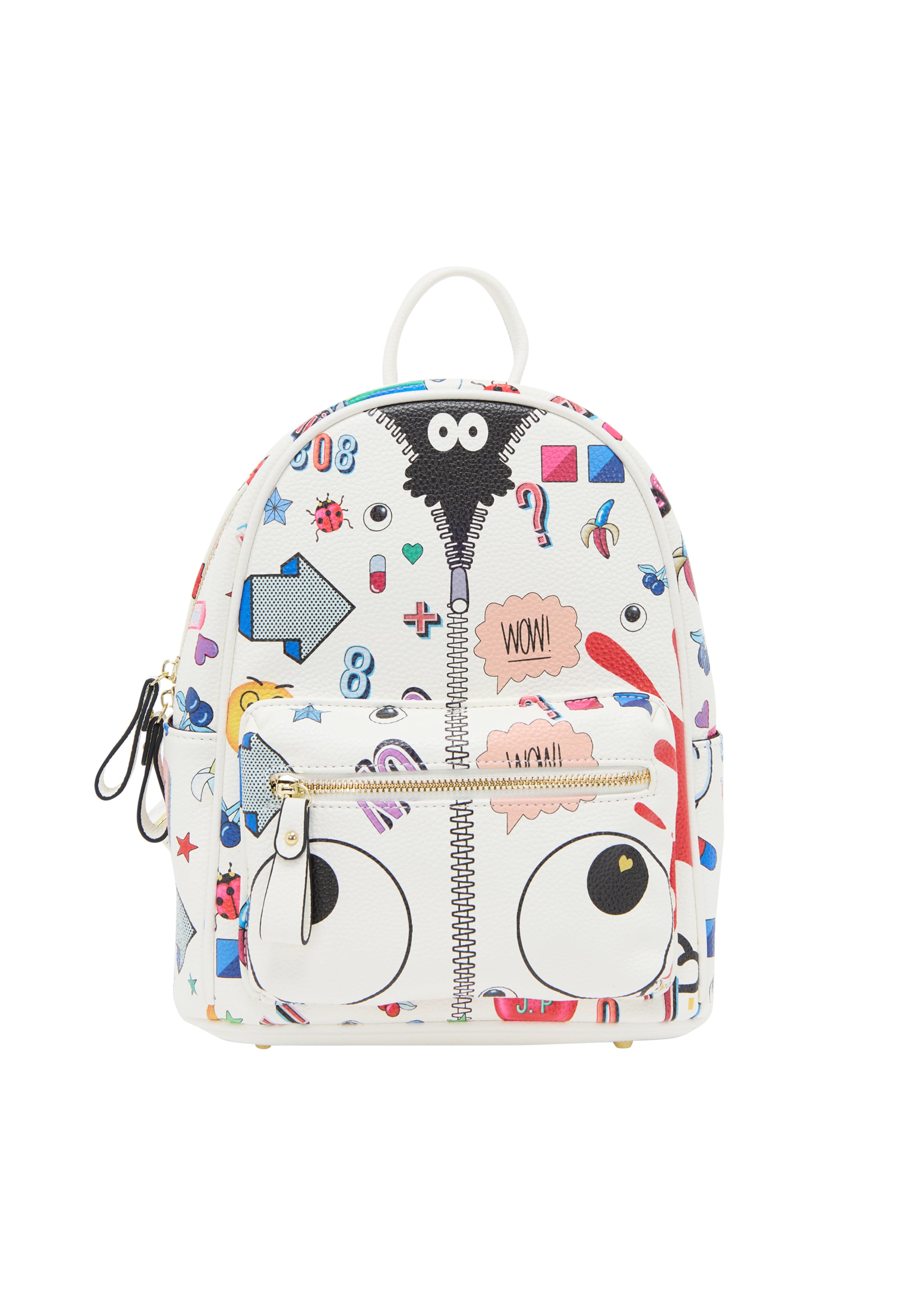 Sac à dos 'Eyetheme' MYMO en blanc : devant