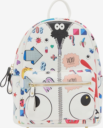 Sac à dos 'Eyetheme' MYMO en blanc : devant