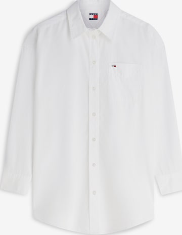 Chemisier Tommy Jeans en blanc : devant