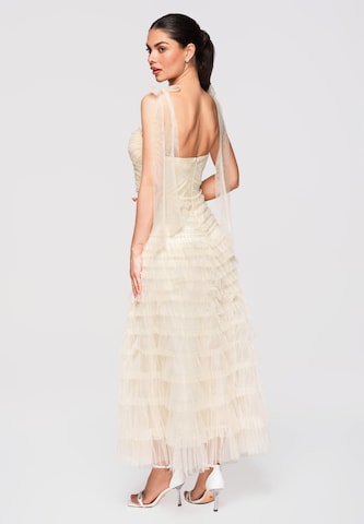 Ombre Avondjurk in Beige