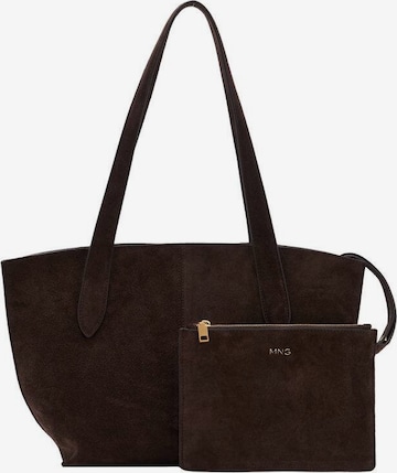 MANGO Shopper 'Gloria' in Braun: Vorderseite