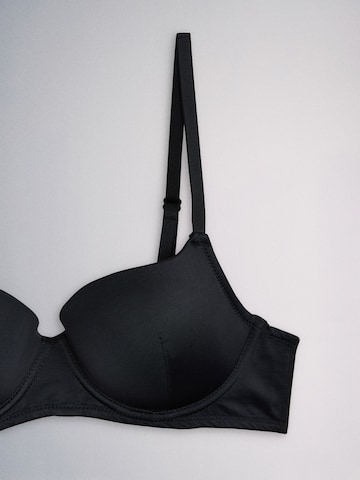 The Set Balconette BH in Schwarz