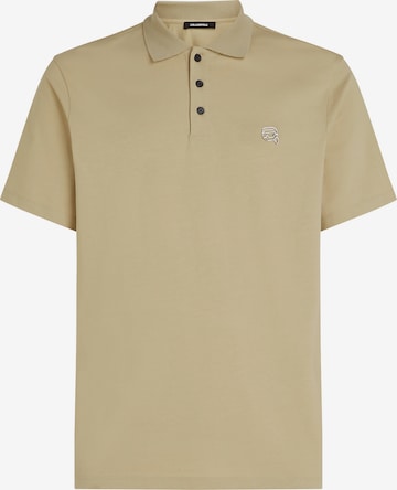 smėlio Karl Lagerfeld Marškinėliai 'Ikon': priekis