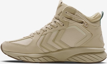 Hummel High-Top Sneakers in Beige