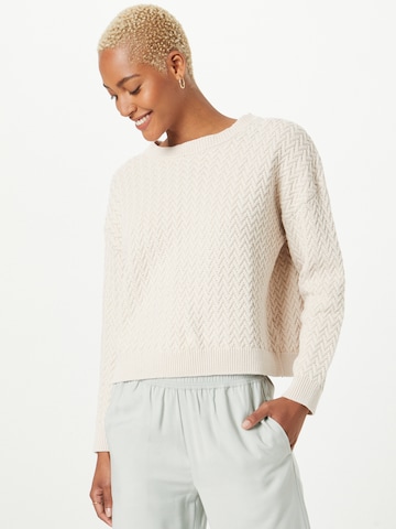 ABOUT YOU Sweater 'Layla' in Beige: front