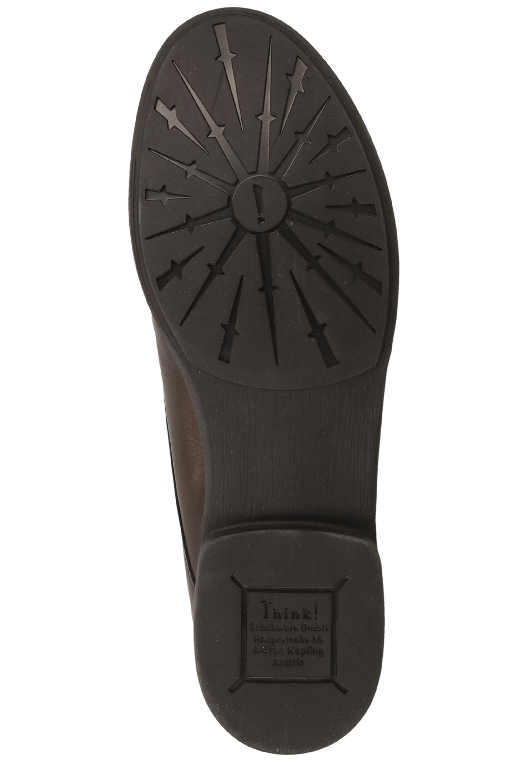 THINK! Lace-Up Ankle Boots in Brown