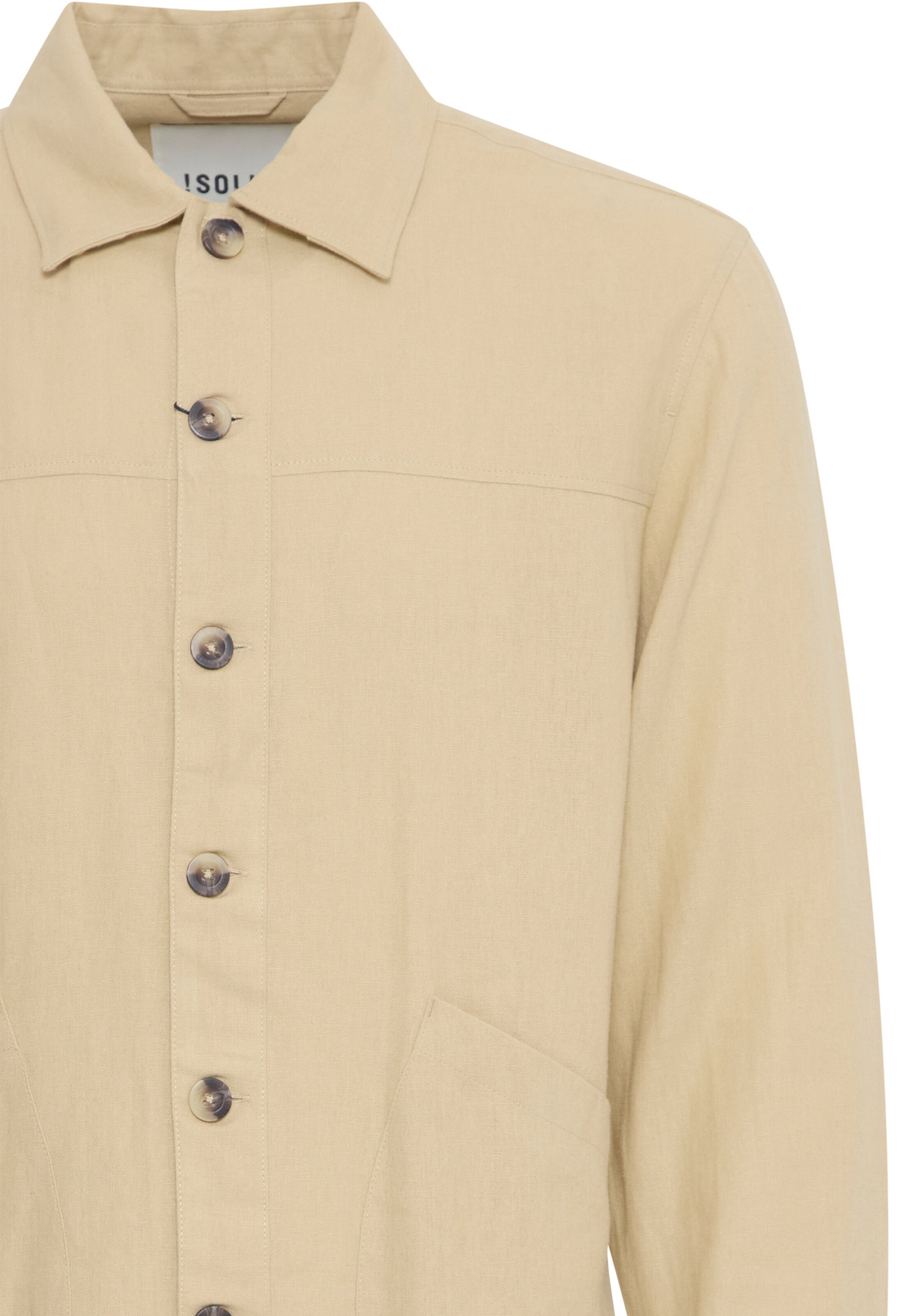 !Solid - Regular Fit Camisa 'SDALLAN' em bege